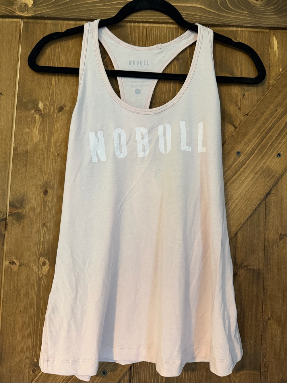 NOBULL Light Pink Racerback Tank Top